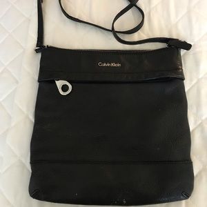 Leather Calvin Klein crossbody